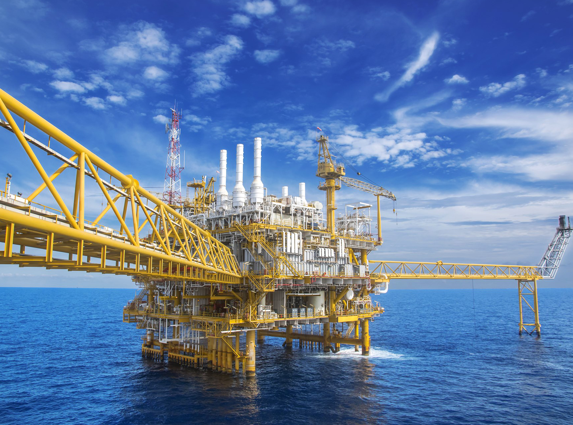 Offshore Industry Oil And Gas Production Petroleum Pipeline Platform